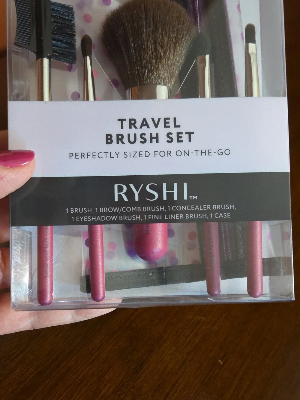 RYSHI Travel Makeup Brush Set NWOT